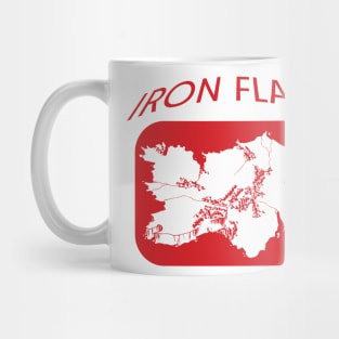 Iron Flame Map Red Mug